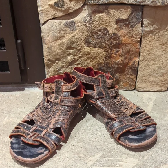 Bed Stu Shoes Bed Stu Claire Lll Gladiator Sandals Black Lux